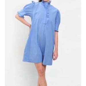 NEW NAVYBLEU westport mini dress in cornflower blue